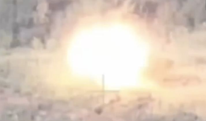 Explosion as M1A1 Tank Destroyed in July Engagement Near Avdiivka