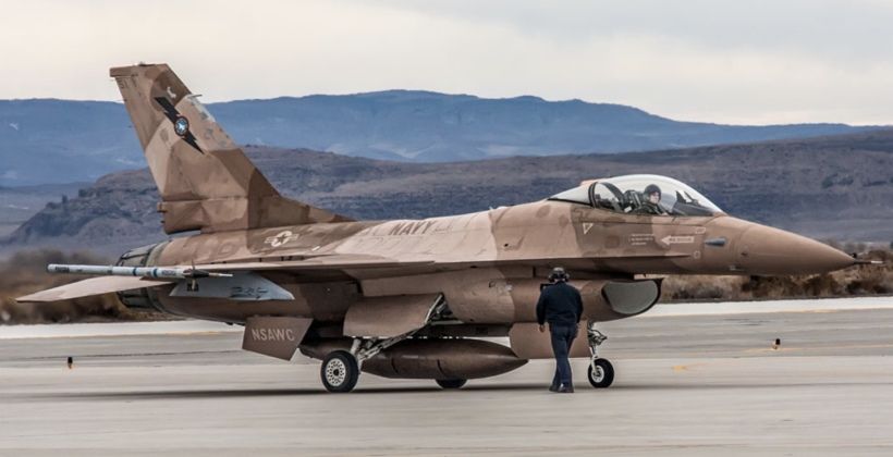 F-16 with AIM-9 Visual Range Missiles