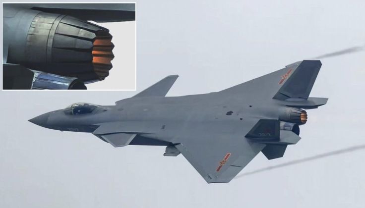 J-20 Flight Testing WS-15 Engine