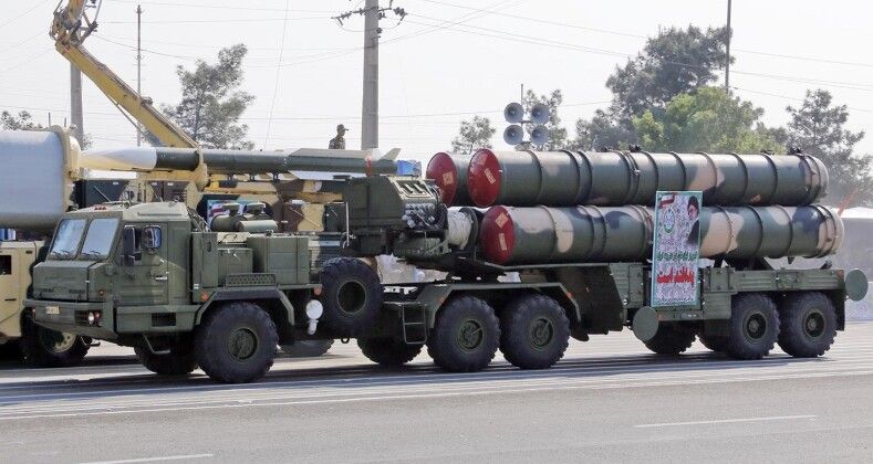 Missile Battery From Iranian S-300PMU-2 System