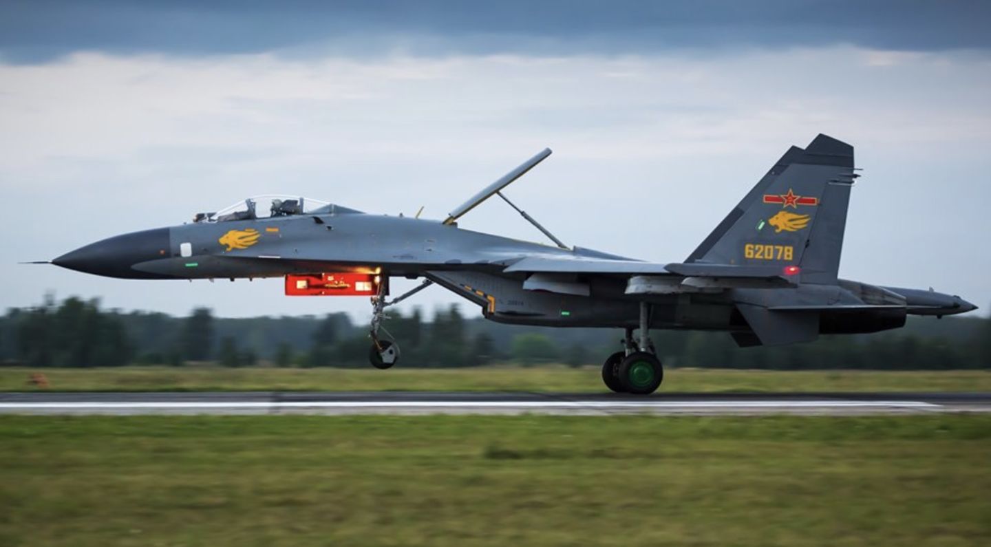 Chinese Su-27SK Flanker Air Superiority Fighter 