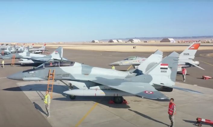 Egyptian Air Force MiG-29Ms and F-16