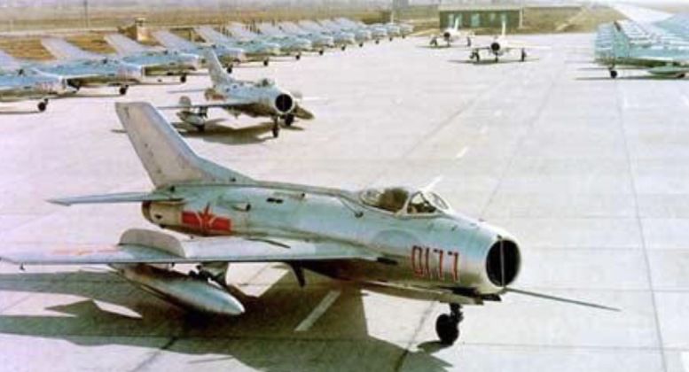 Chinese PLA Air Force J-6 Fighters