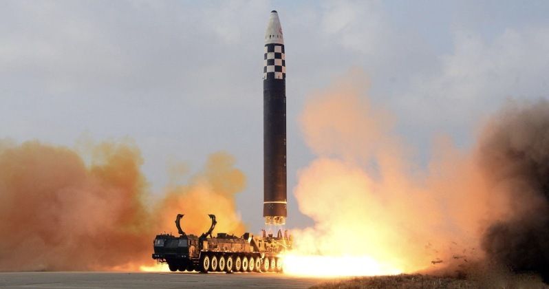 Test Launch of Hwasong-17 ICBM