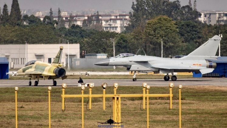 J-10 (right) and JF-17 Single Engine Fighters