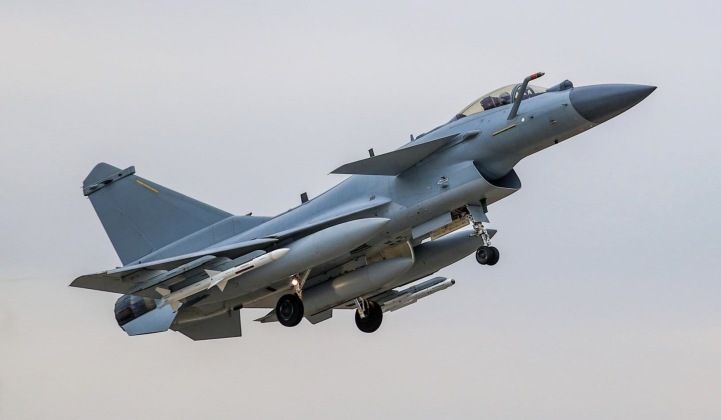 J-10C Armed for Air to Air Combat and with Three External Fuel Tanks