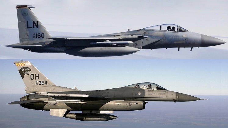 F-15 Eagle vs. F-16 Fighting Falcon: Comparing the U.S. Air