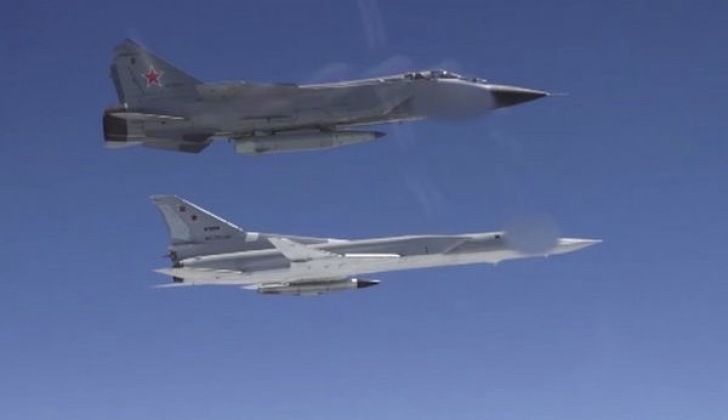 MiG-31K and Tu-22M3 with Kh-47M2 Missiles