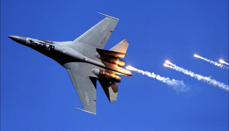 Chinese J-16 - a Flanker derivative 