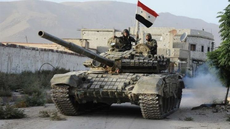 Syrian Army T-72 Tank