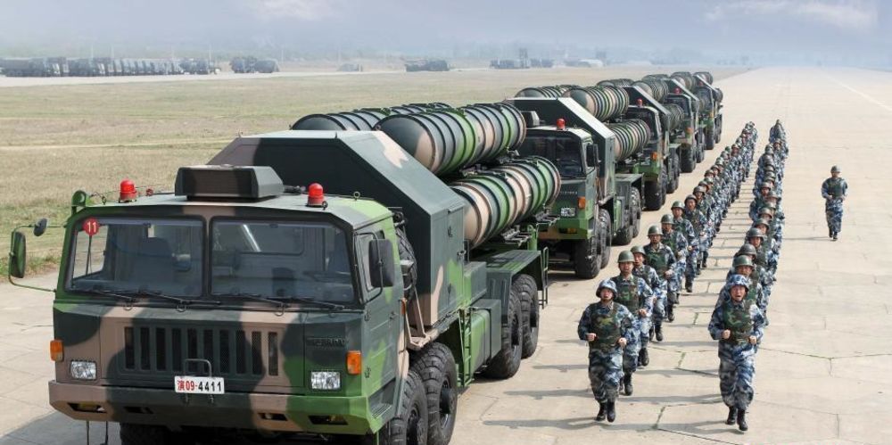 HQ-9B Surface to Air Missile Batteries 