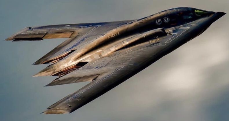 U.S. Air Force B-2 Spirit Flying Wing Stealth Bombers