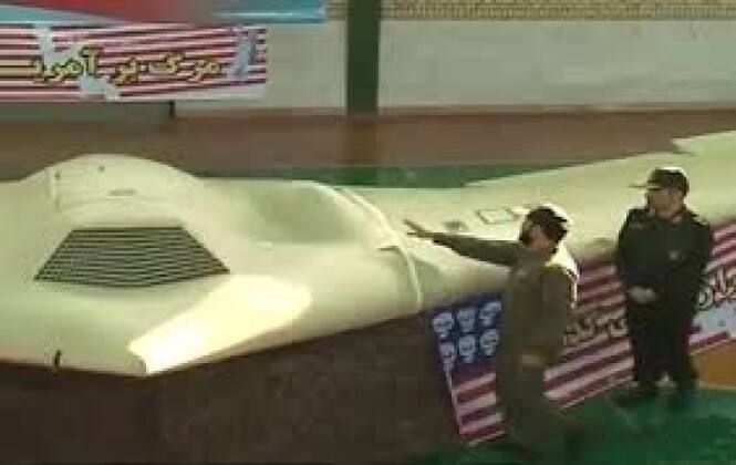 Captured RQ-170 Drone Displayed in Iran