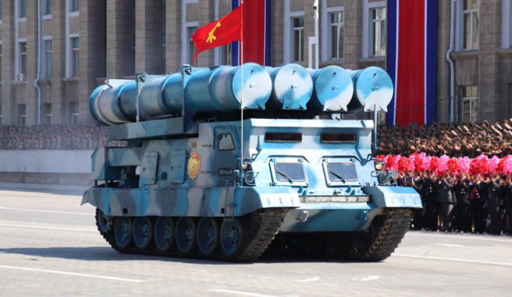 North Korean Kumsong-3 Anti Ship Cruise Missile Battery 