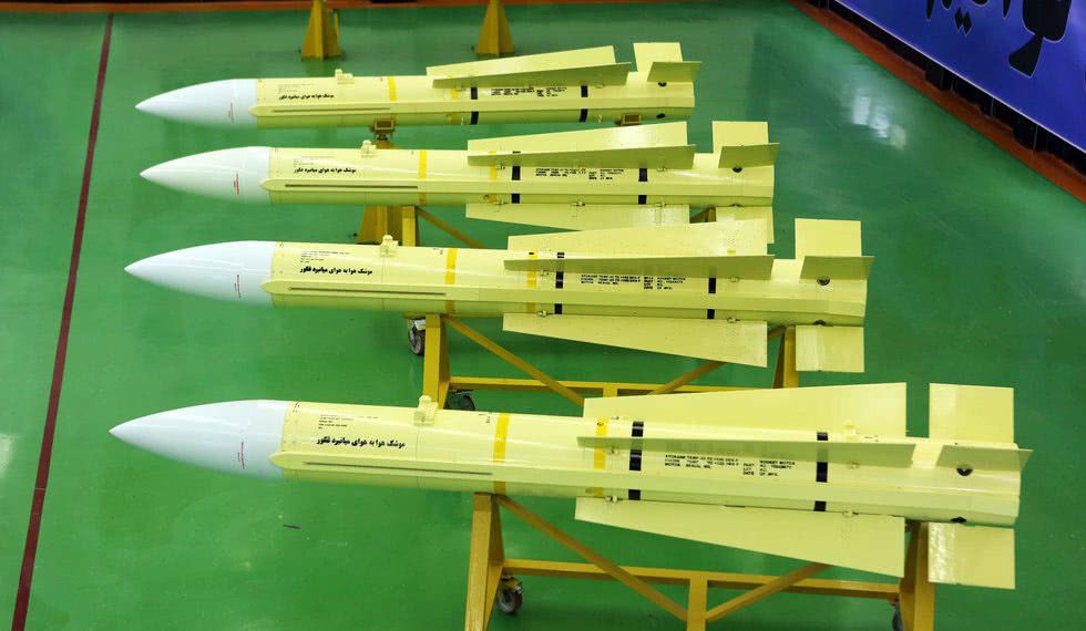 Fakour 90 Missiles During Ceremony