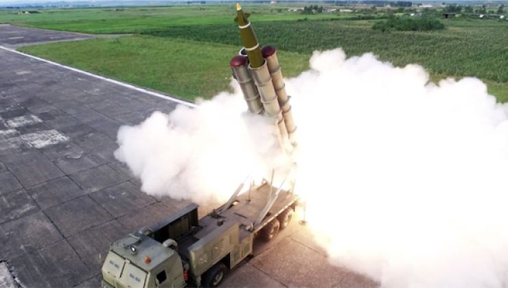 Test Launch of North Korean KN-25 Rocket Artillery System