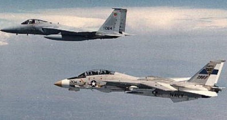 F-14 and F-15 Fighters