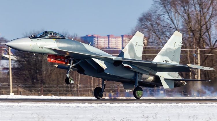 Su-35S in Egyptian Air Force Colours in Russia