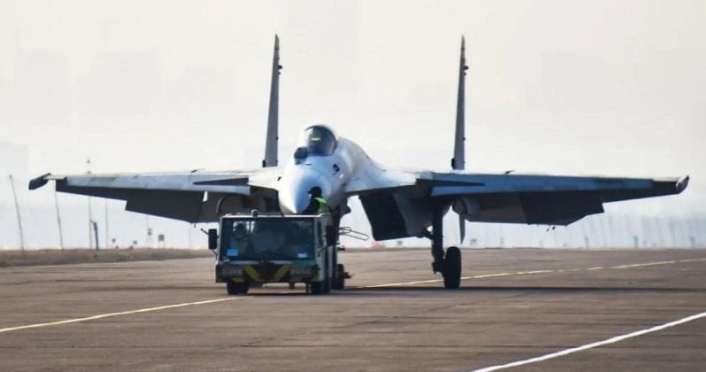 J-15B on Carrier Deck