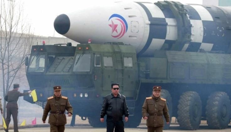 North Korean Leadership at First Hwasong-17 Launch 