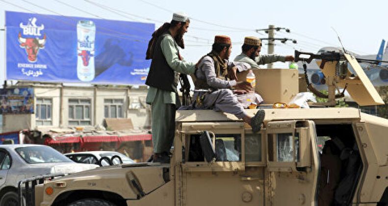 Taliban Ride American Humvee Transport