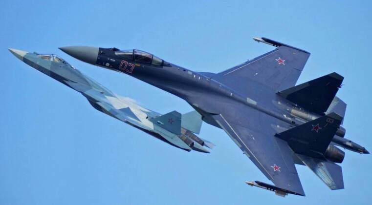 Su-35 and Su-57