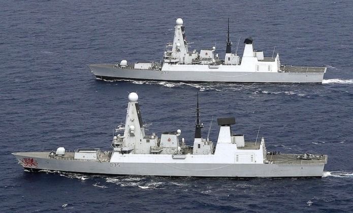 British Type 45 Class Destroyers