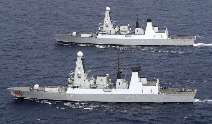 British Type 45 Destroyers