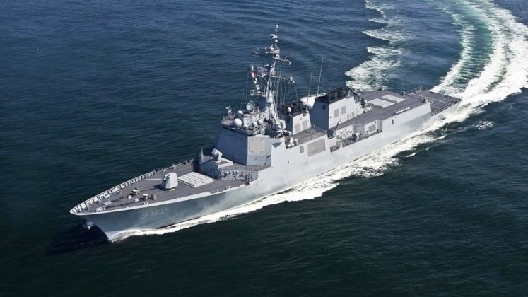 South Korean Sejong the Great Class Destroyer