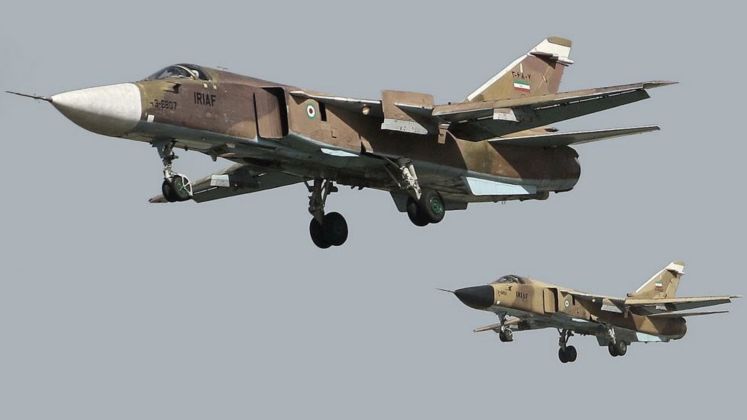 Iranian Air Force Su-24M Strike Fighters
