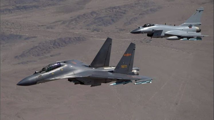 J-11B Heavy Fighter and J-10C Light Fighter