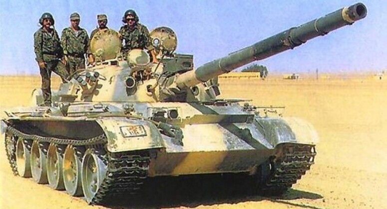 Egyptian T-62 Tank