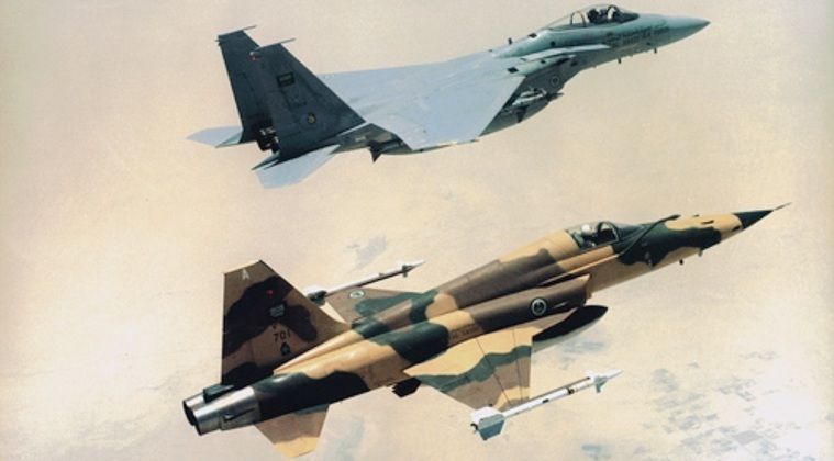 F-15 Heavyweight Fourth Generation and F-5 Lightweight Third Generation Fighters