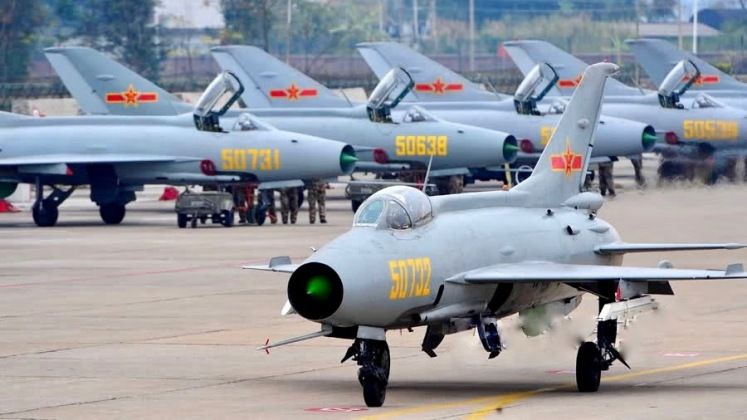 Chinese J-7 Single Engine Fighters