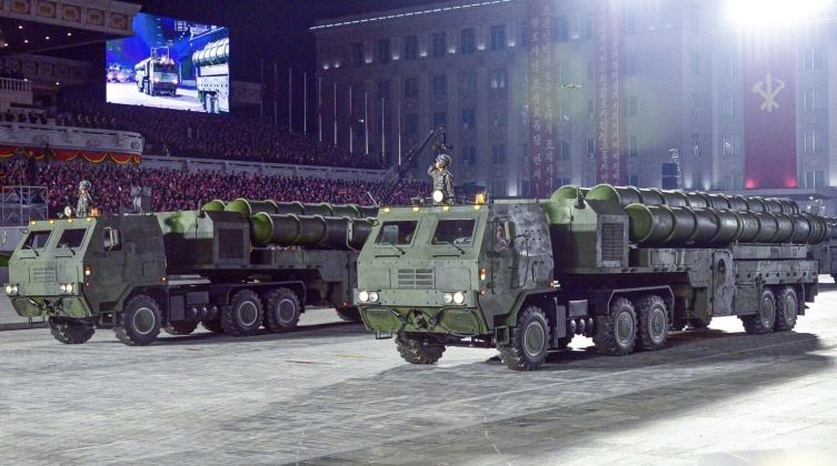 New North Korean Long Range Surface to Air Missile Batteries Unveiled October 2020