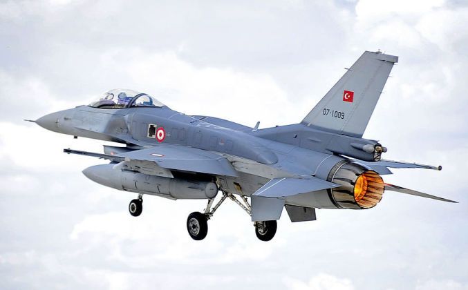 Turkish Air Force F-16C With Conformal Fuel Tanks
