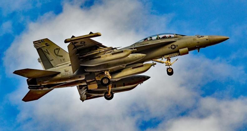 U.S. Navy E/A-18G Growler Electronic Attack Jet