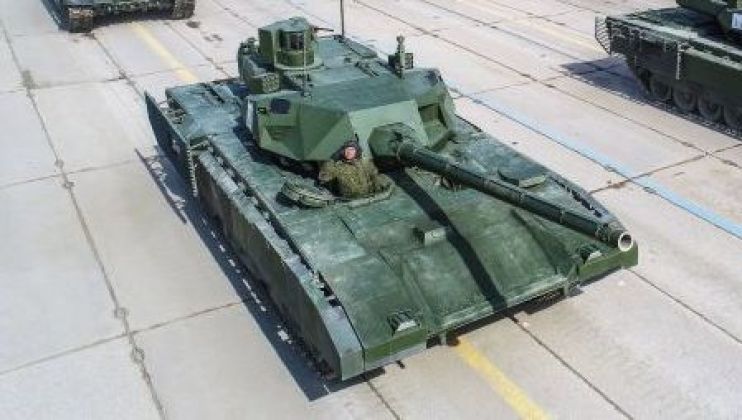 Russia's T-14 Next Generation Heavy Tank Has Entered Mass