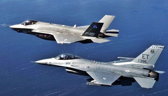 F-16 and F-35