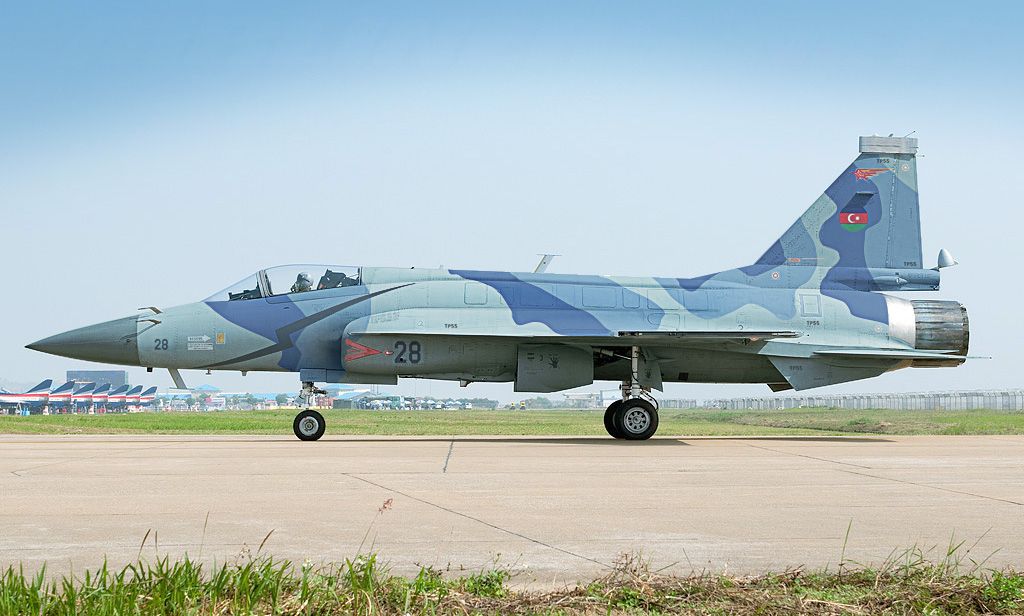 Azeri Air Force JF-17 - Artwork