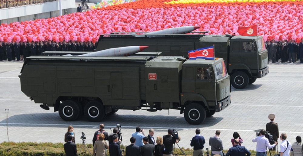 KN-02 Toksa Ballistic Missiles on Parade