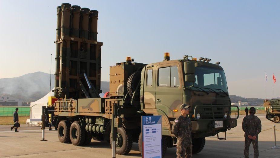 South Korean KM-SAM Air Defence System