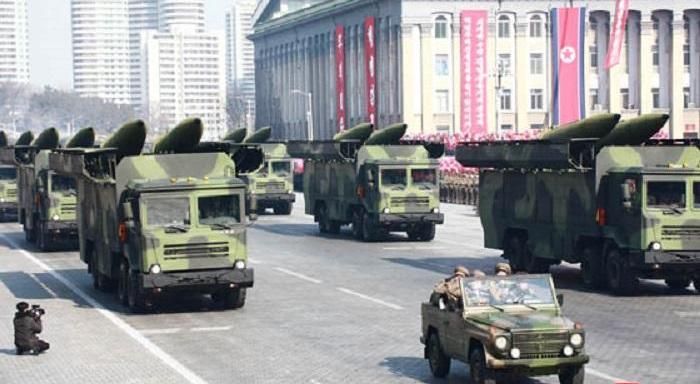 North Korean Iskander-Like Ballistic Missiles on Parade