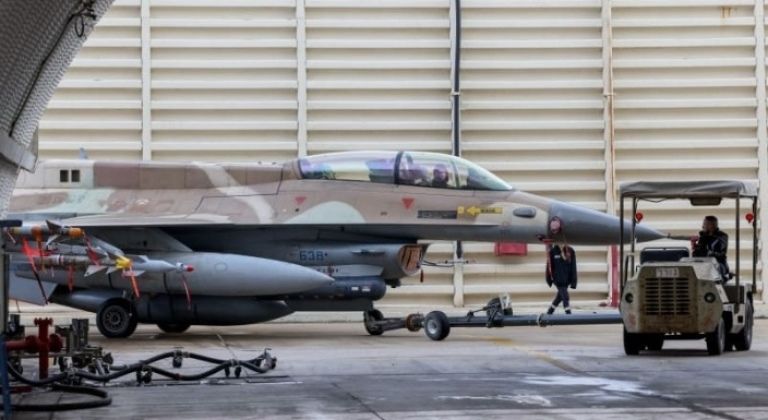 Israeli F-16 at Ramat David Air Base