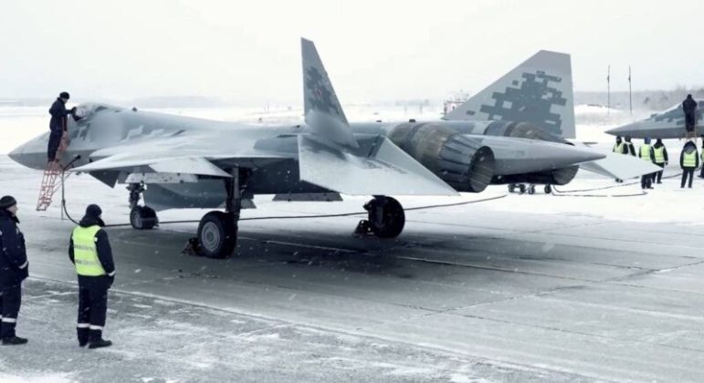 Su-57 Fifth Generation Fighters From Early Production Batches in Russian Aerospace Forces Service