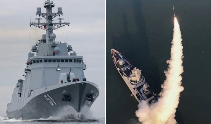 Korean People`s Army Navy Destroyer Choe Hyon