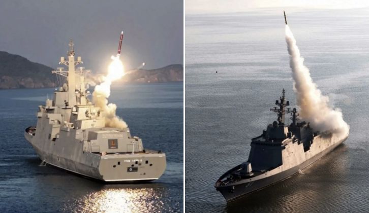 Korean People`s Army Navy Destroyer Choe Hyon