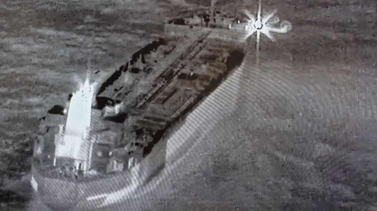 Belgian Forces Boarding Oil Tanker in International Waters