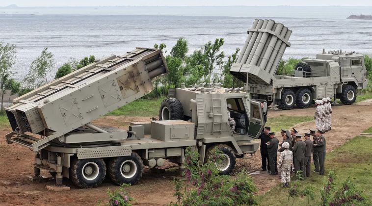 New North Korean Rocket and Ballistic Missile System (KCNA)