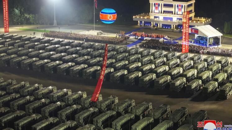 Delivery Ceremony For Launchers For 1,000 KN-24 Ballistic Missiles